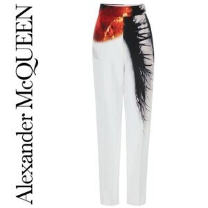 Alexander Mcqueen Iris High Waist Pant